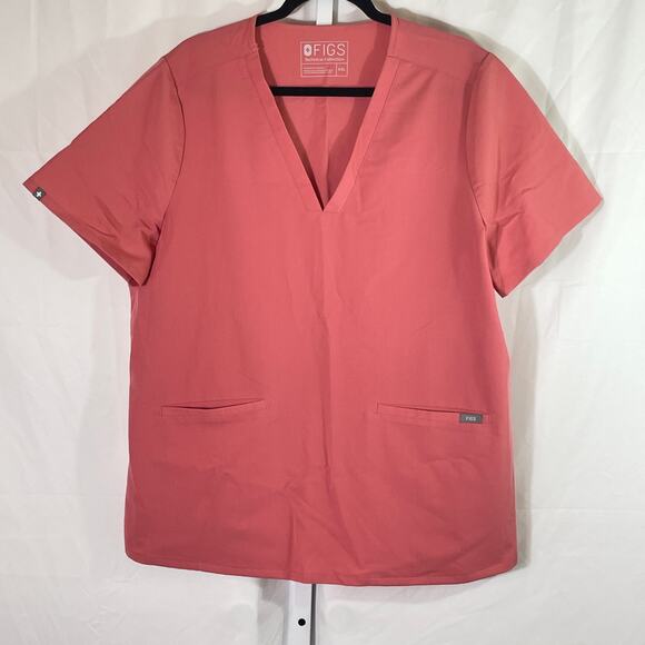 FIGS Casma Three-Pocket Scrub Top - Womens Size 2XL - Sunset Drift - Picture 1 of 4